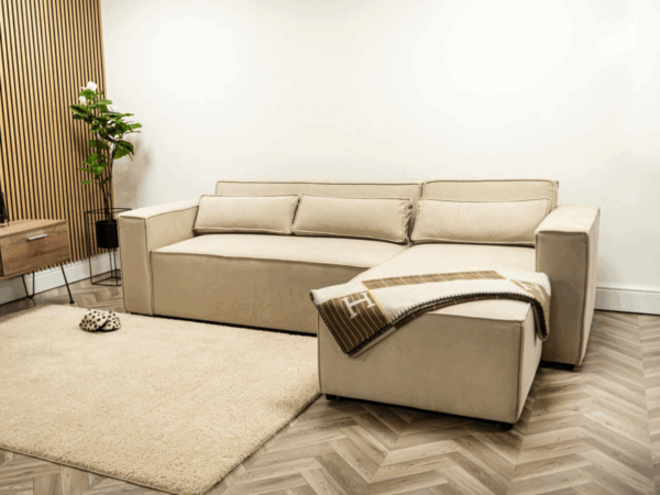 Dc Good Will Alexa Right-Facing Sofa Bed with Storage - Image 3