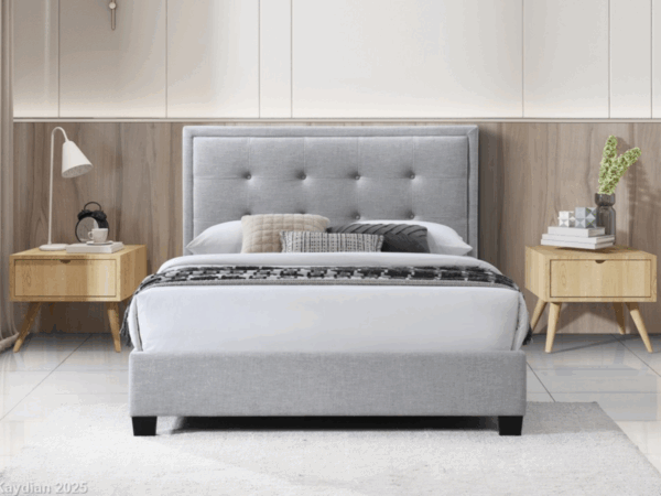 Dc Good Will Modern Gainford Bed Frame with Stylish Headboard - Image 6