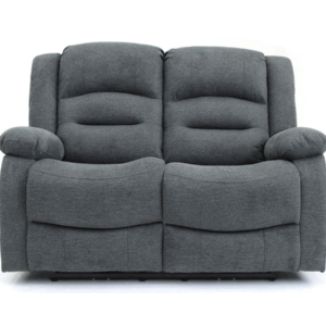 Dc Good Will Naples 2-Seater Electric Recliner Sofa in Grey Chenille Fabric