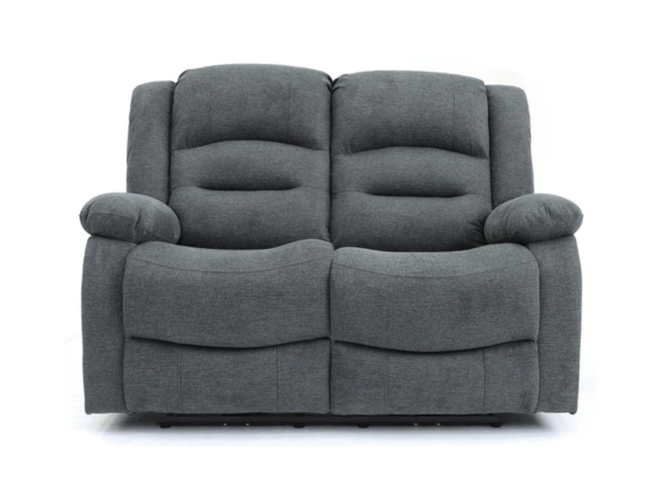 Dc Good Will Naples 2-Seater Electric Recliner Sofa in Grey Chenille Fabric