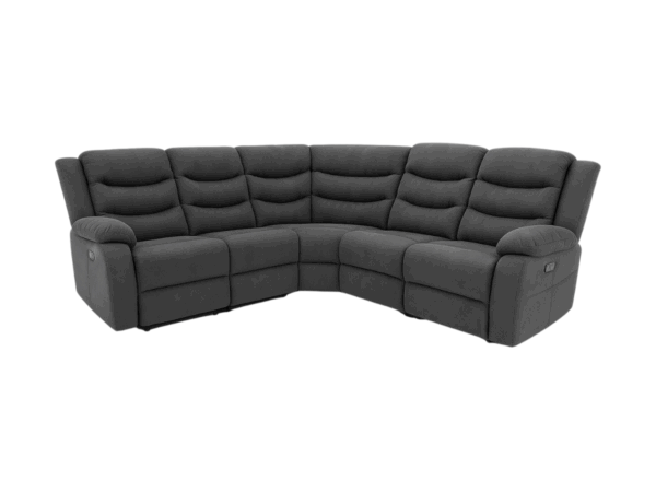 Dc Good Will Naples Electric Corner Recliner Sofa in Grey Fabric