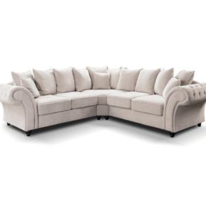 Dc Good Will Windsor Large Corner Sofa in Cream Aston Fabric