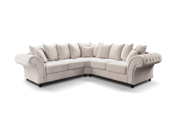 Dc Good Will Windsor Large Corner Sofa in Cream Aston Fabric