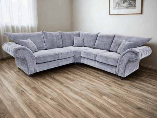 Dc Good Will Windsor Large Corner Sofa in Grey Aston Fabric - Image 2