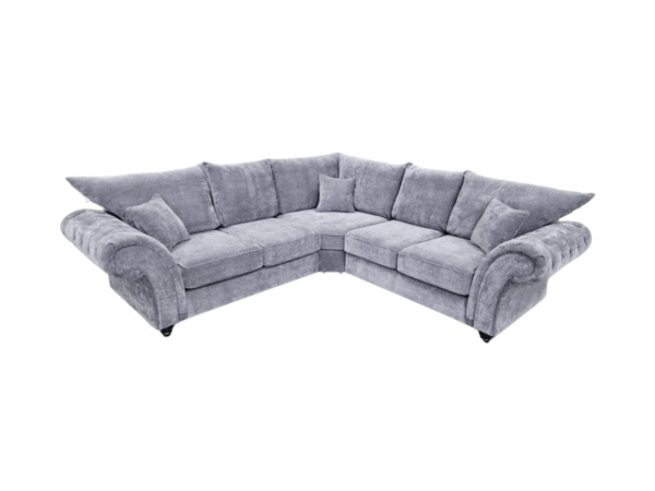 Dc Good Will Windsor Large Corner Sofa in Grey Aston Fabric
